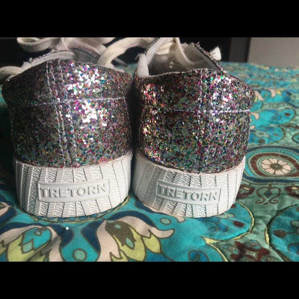 SOLD Tretorn Rainbow Glitter Sneakers EUC (7) - Picture 7 of 7